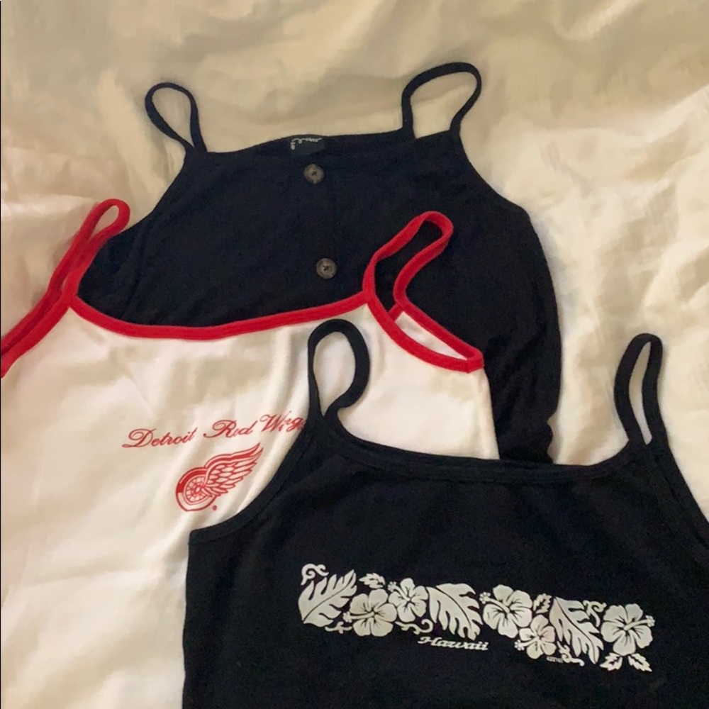 Three tank tops